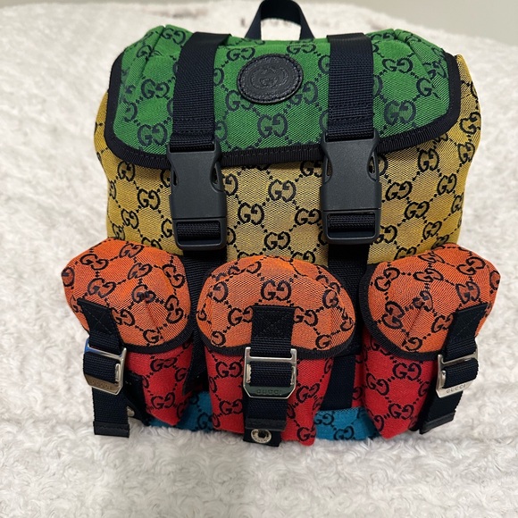 Gucci Multicolor Unisex Backpack - Picture 2 of 2